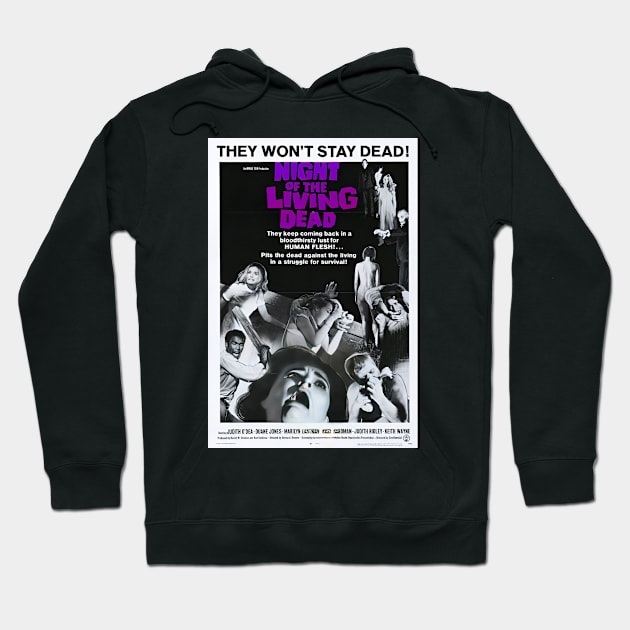 NIGHT OF THE LIVING DEAD Hoodie by Fat Ralphs Boutique